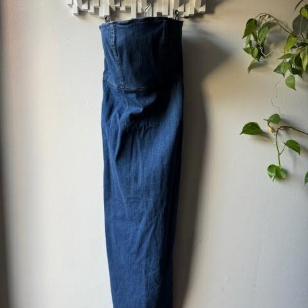 Eugenia Denim Midi Dress (Size: 2)